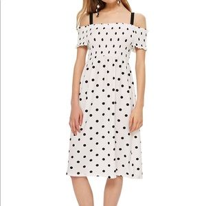 NWT Topshop Polka Dot Dress